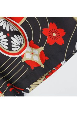 Style Core Aesthetics, New Style Trends Two Piece Crane Print Kimono + Shorts