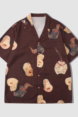 Style Core Aesthetics, New Style Trends Two Piece Japanese Style Shirt + Shorts