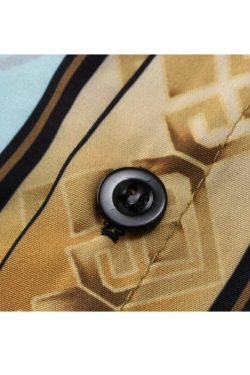 Style Core Aesthetics, New Style Trends Two Piece Vintage Pattern Shirt + Shorts