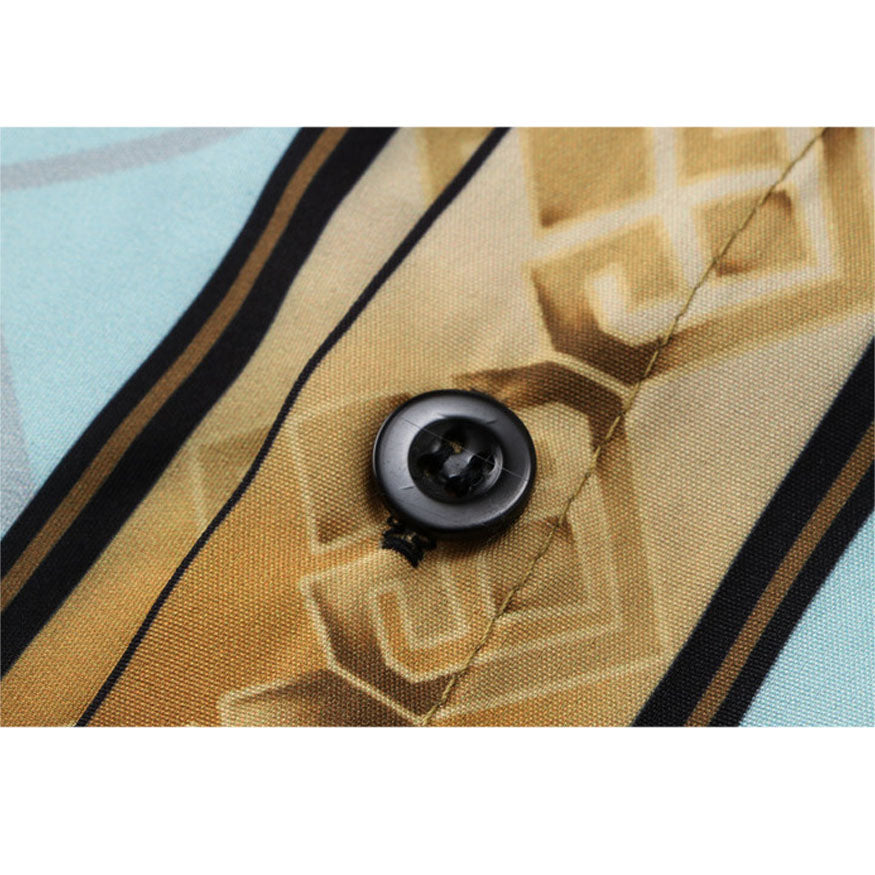 Style Core Aesthetics, New Style Trends Two Piece Vintage Pattern Shirt + Shorts Style Core Aesthetics, New Style Trends Two Piece Vintage Pattern Shirt + Shorts