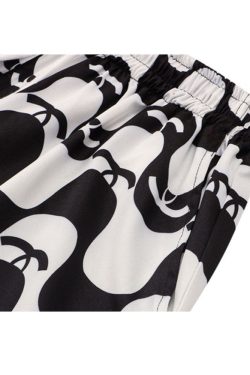 Style Core Aesthetics, New Style Trends Two Piece Wave Print Shirt + Shorts