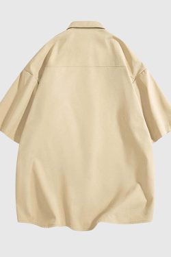 Style Core Aesthetics, New Style Trends Two-Tone Oversized Utility Shirts