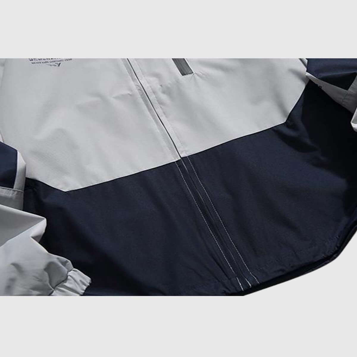 Style Core Aesthetics, New Style Trends Two-Tone Stand Collar Jacket Style Core Aesthetics, New Style Trends Two-Tone Stand Collar Jacket