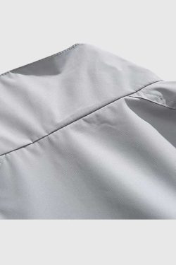 Style Core Aesthetics, New Style Trends Two-Tone Stand Collar Jacket