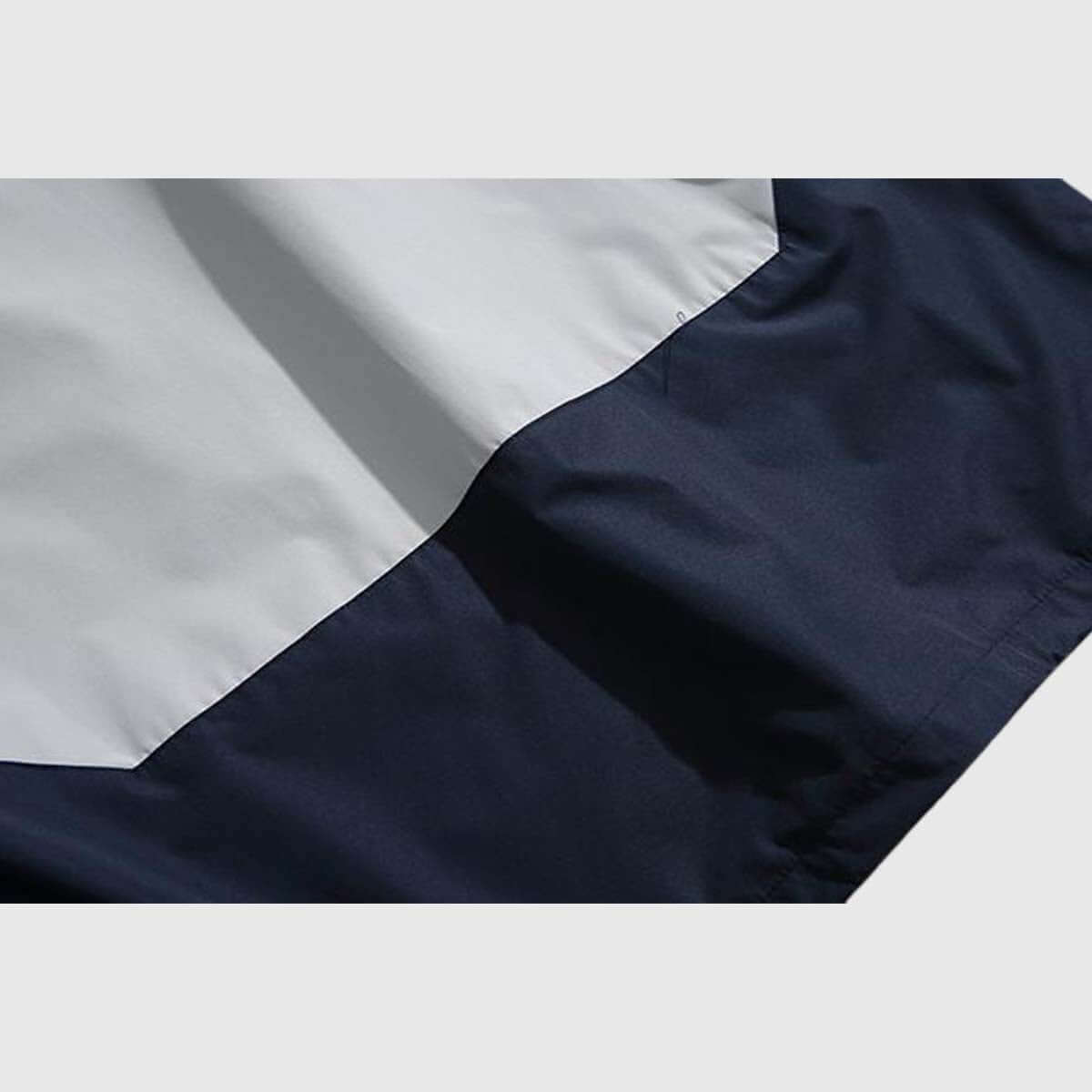 Style Core Aesthetics, New Style Trends Two-Tone Stand Collar Jacket Style Core Aesthetics, New Style Trends Two-Tone Stand Collar Jacket