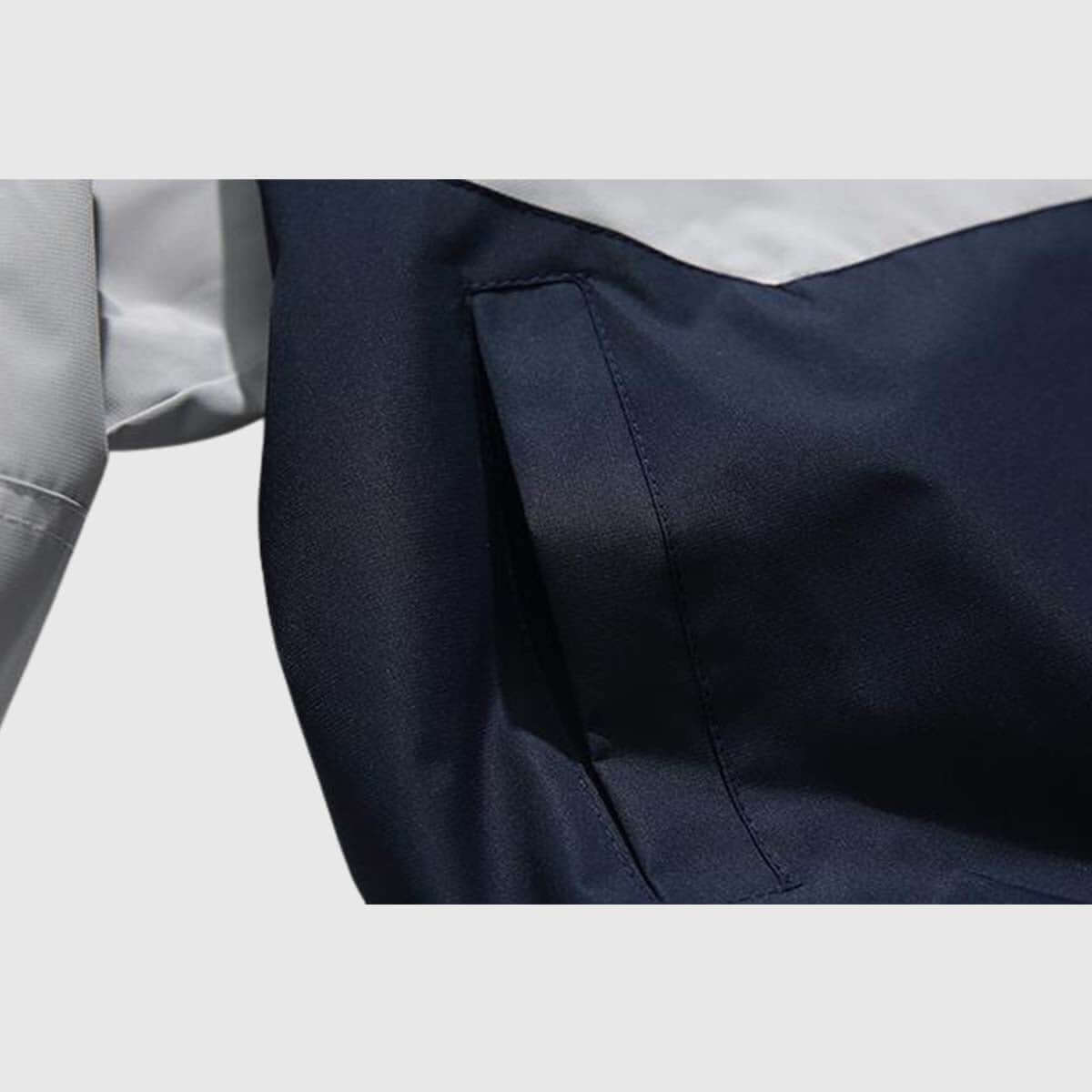 Style Core Aesthetics, New Style Trends Two-Tone Stand Collar Jacket Style Core Aesthetics, New Style Trends Two-Tone Stand Collar Jacket