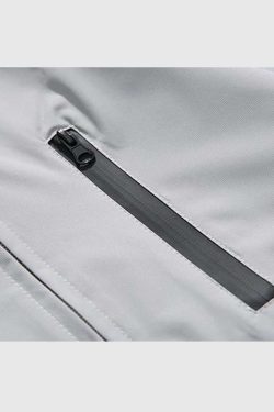 Style Core Aesthetics, New Style Trends Two-Tone Stand Collar Jacket