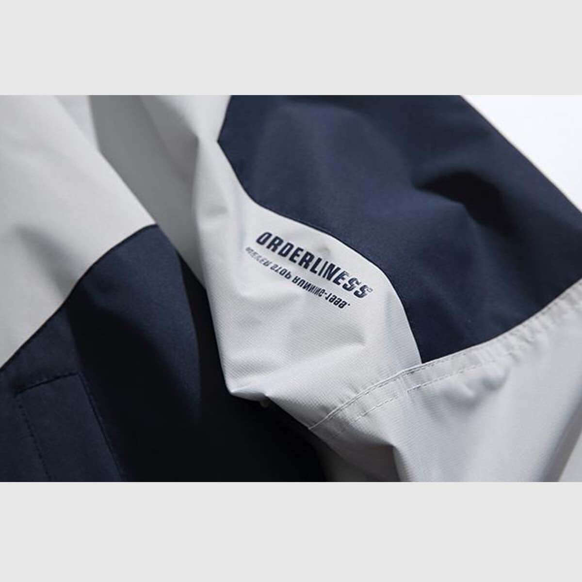 Style Core Aesthetics, New Style Trends Two-Tone Stand Collar Jacket Style Core Aesthetics, New Style Trends Two-Tone Stand Collar Jacket