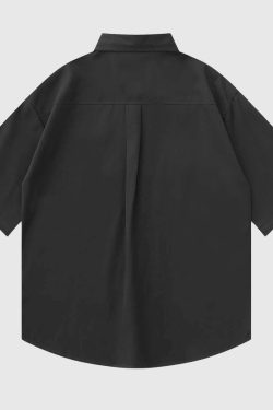 Style Core Aesthetics, New Style Trends Unique Shoulder Tie Shirt