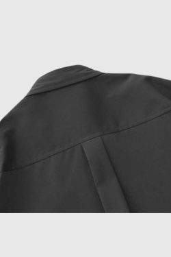 Style Core Aesthetics, New Style Trends Unique Shoulder Tie Shirt