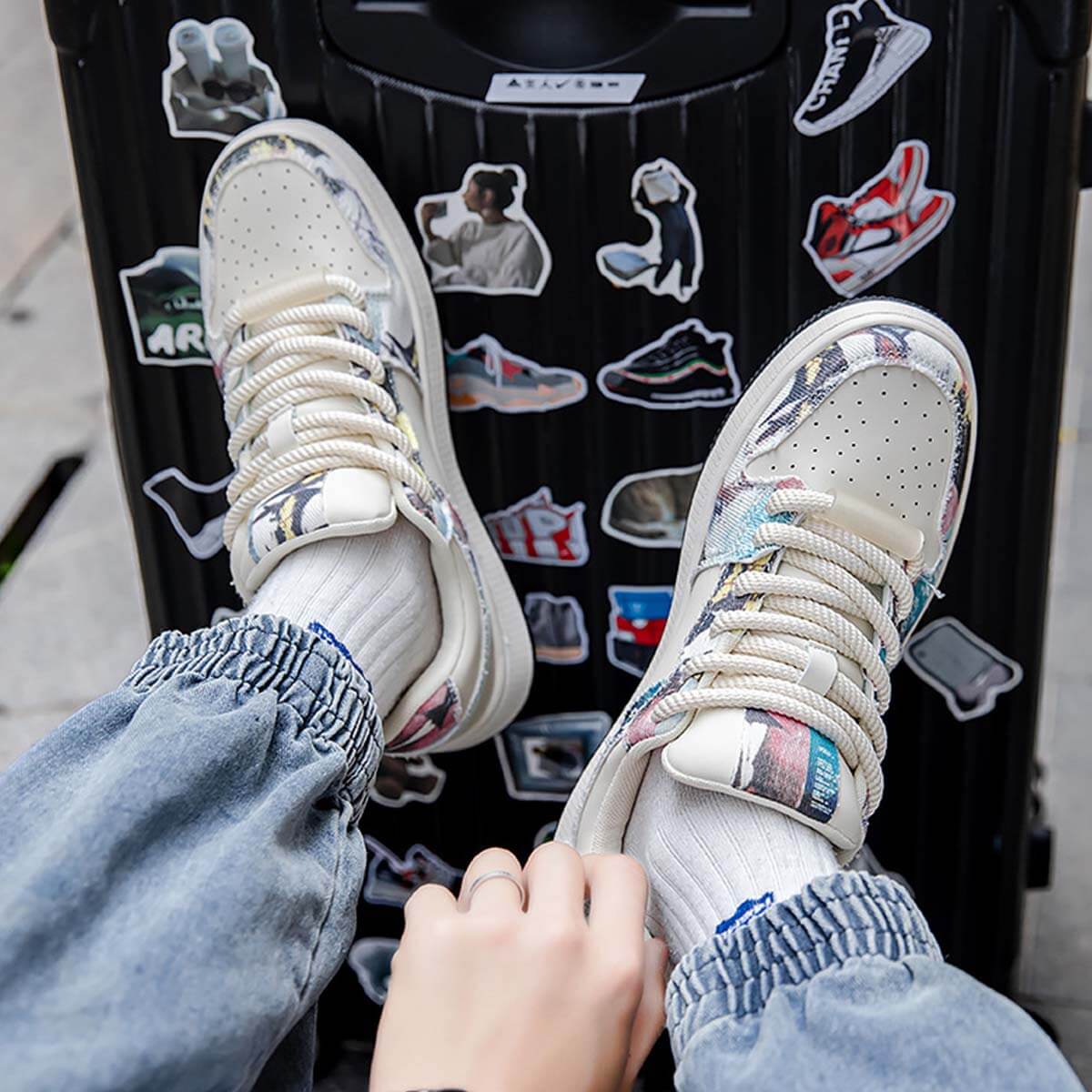 Style Core Aesthetics, New Style Trends Urban Canvas Graffiti Sneakers Style Core Aesthetics, New Style Trends Urban Canvas Graffiti Sneakers