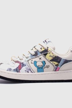Style Core Aesthetics, New Style Trends Urban Canvas Graffiti Sneakers