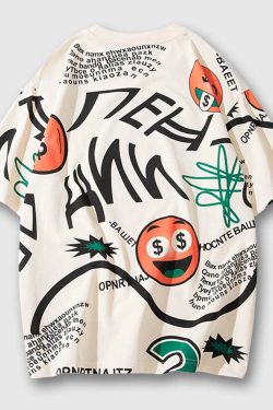 Style Core Aesthetics, New Style Trends Urban Graffiti Tee