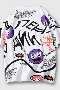 Style Core Aesthetics, New Style Trends Urban Graffiti Tee