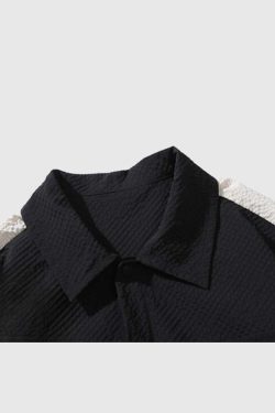 Style Core Aesthetics, New Style Trends Urban Textured Cargo Shirt