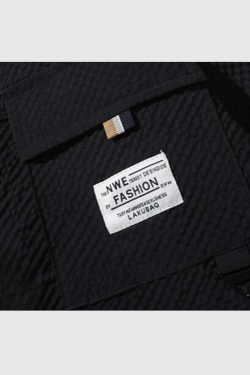 Style Core Aesthetics, New Style Trends Urban Textured Cargo Shirt