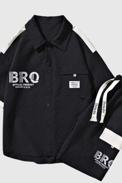 Style Core Aesthetics, New Style Trends Urban Textured Cargo Shirt