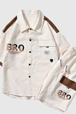 Style Core Aesthetics, New Style Trends Urban Textured Cargo Shirt