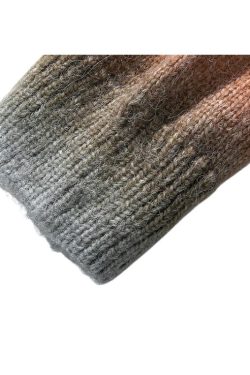 Style Core Aesthetics, New Style Trends Vibrant Transition Stripe Knit Pullover