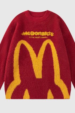 Style Core Aesthetics, New Style Trends Vintage Autumn Oversized Knit Sweater