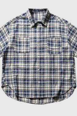 Style Core Aesthetics, New Style Trends Vintage Cargo Plaid Shirts