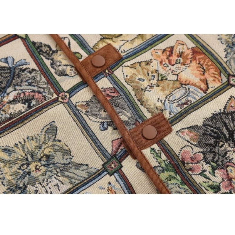 Style Core Aesthetics, New Style Trends Vintage Cat Embroidered Bomber Jackets Style Core Aesthetics, New Style Trends Vintage Cat Embroidered Bomber Jackets