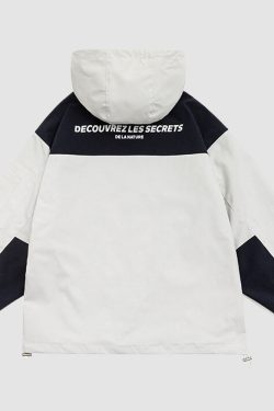 Style Core Aesthetics, New Style Trends Vintage Contrast Patchwork Jacket