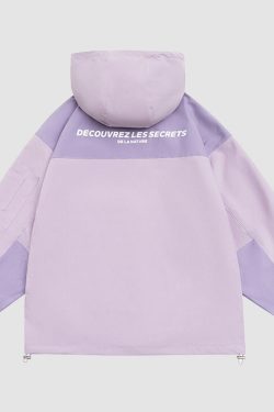 Style Core Aesthetics, New Style Trends Vintage Contrast Patchwork Jacket