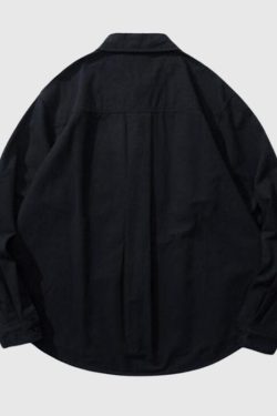 Style Core Aesthetics, New Style Trends Vintage Contrast Patchwork Shirts