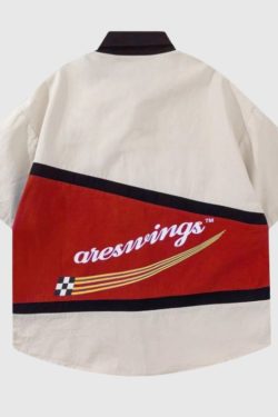 Style Core Aesthetics, New Style Trends Vintage Contrast Shirts