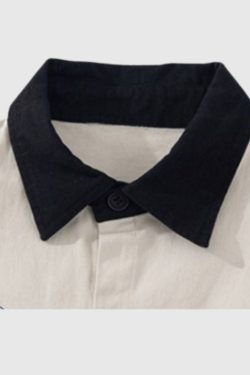 Style Core Aesthetics, New Style Trends Vintage Contrast Shirts