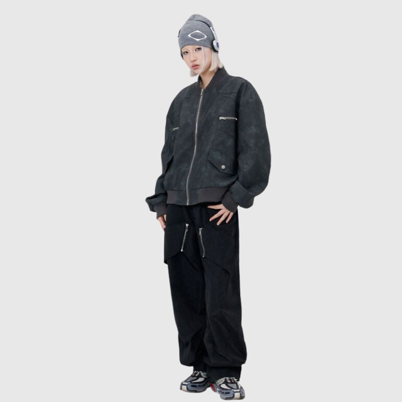 Style Core Aesthetics, New Style Trends Vintage Cropped High Street Flight Jacket Style Core Aesthetics, New Style Trends Vintage Cropped High Street Flight Jacket