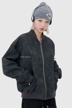 Style Core Aesthetics, New Style Trends Vintage Cropped High Street Flight Jacket