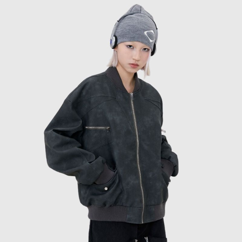 Style Core Aesthetics, New Style Trends Vintage Cropped High Street Flight Jacket Style Core Aesthetics, New Style Trends Vintage Cropped High Street Flight Jacket