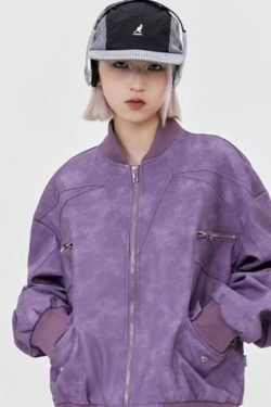 Style Core Aesthetics, New Style Trends Vintage Cropped High Street Flight Jacket