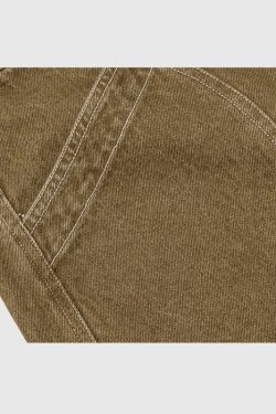 Style Core Aesthetics, New Style Trends Vintage Distressed Solid Jorts