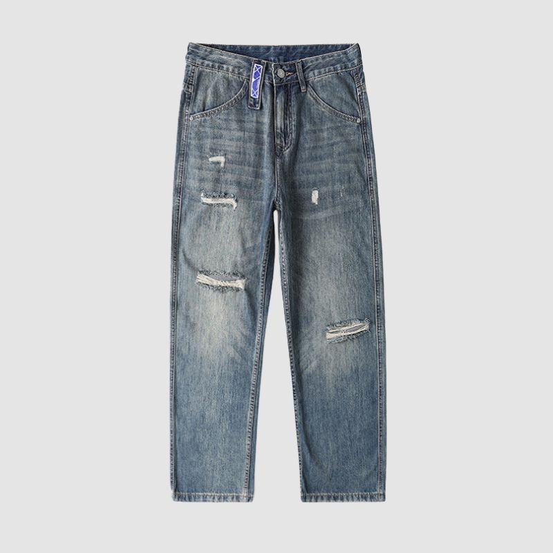 Style Core Aesthetics, New Style Trends Vintage Distressed Washed Ripped Jeans Style Core Aesthetics, New Style Trends Vintage Distressed Washed Ripped Jeans