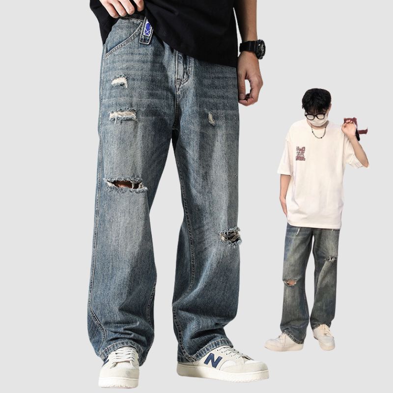 Style Core Aesthetics, New Style Trends Vintage Distressed Washed Ripped Jeans Style Core Aesthetics, New Style Trends Vintage Distressed Washed Ripped Jeans