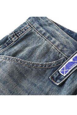 Style Core Aesthetics, New Style Trends Vintage Distressed Washed Ripped Jeans