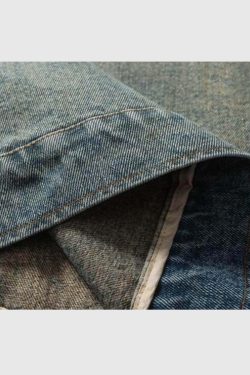 Style Core Aesthetics, New Style Trends Vintage Embroidered Denim Jacket