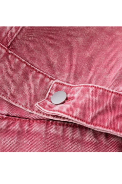 Style Core Aesthetics, New Style Trends Vintage Embroidered Washed Denim Jacket