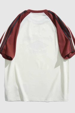 Style Core Aesthetics, New Style Trends Vintage Graphic Raglan Shirt