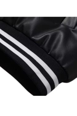 Style Core Aesthetics, New Style Trends Vintage Inspired PU Leather Padded Jacket