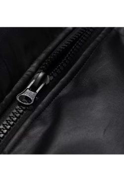 Style Core Aesthetics, New Style Trends Vintage Inspired PU Leather Padded Jacket