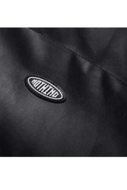 Style Core Aesthetics, New Style Trends Vintage Inspired PU Leather Padded Jacket