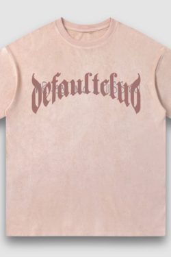 Style Core Aesthetics, New Style Trends Vintage Lettered Floral Printed Suede Tee
