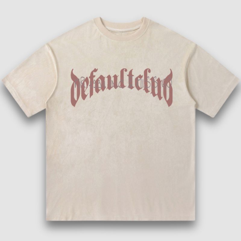 Style Core Aesthetics, New Style Trends Vintage Lettered Floral Printed Suede Tee Style Core Aesthetics, New Style Trends Vintage Lettered Floral Printed Suede Tee