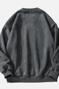 Style Core Aesthetics, New Style Trends Vintage Mountain Logo Fleece Sweatshirt