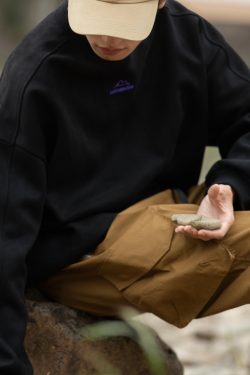 Style Core Aesthetics, New Style Trends Vintage Mountain Logo Fleece Sweatshirt