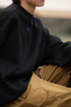 Style Core Aesthetics, New Style Trends Vintage Mountain Logo Fleece Sweatshirt